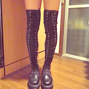 Aggy Doc Martens over the knee boot size 7